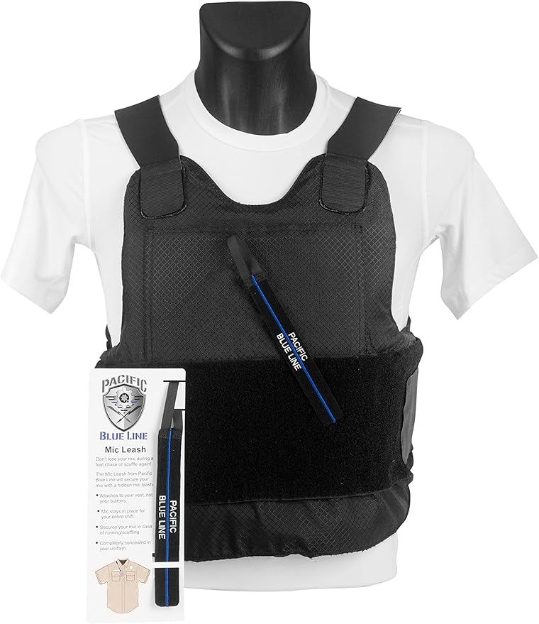 Tactical Mic Leash (Long) Mic Loop Keeps Lapel Mic in