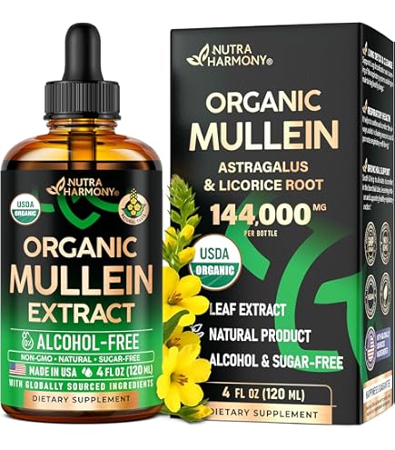 Amazon.com: Swanson Mullein Leaf Liquid Extract (Alcohol and Sugar-Free) 1  fl Ounce (29.6 ml) Liquid : Health & Household
