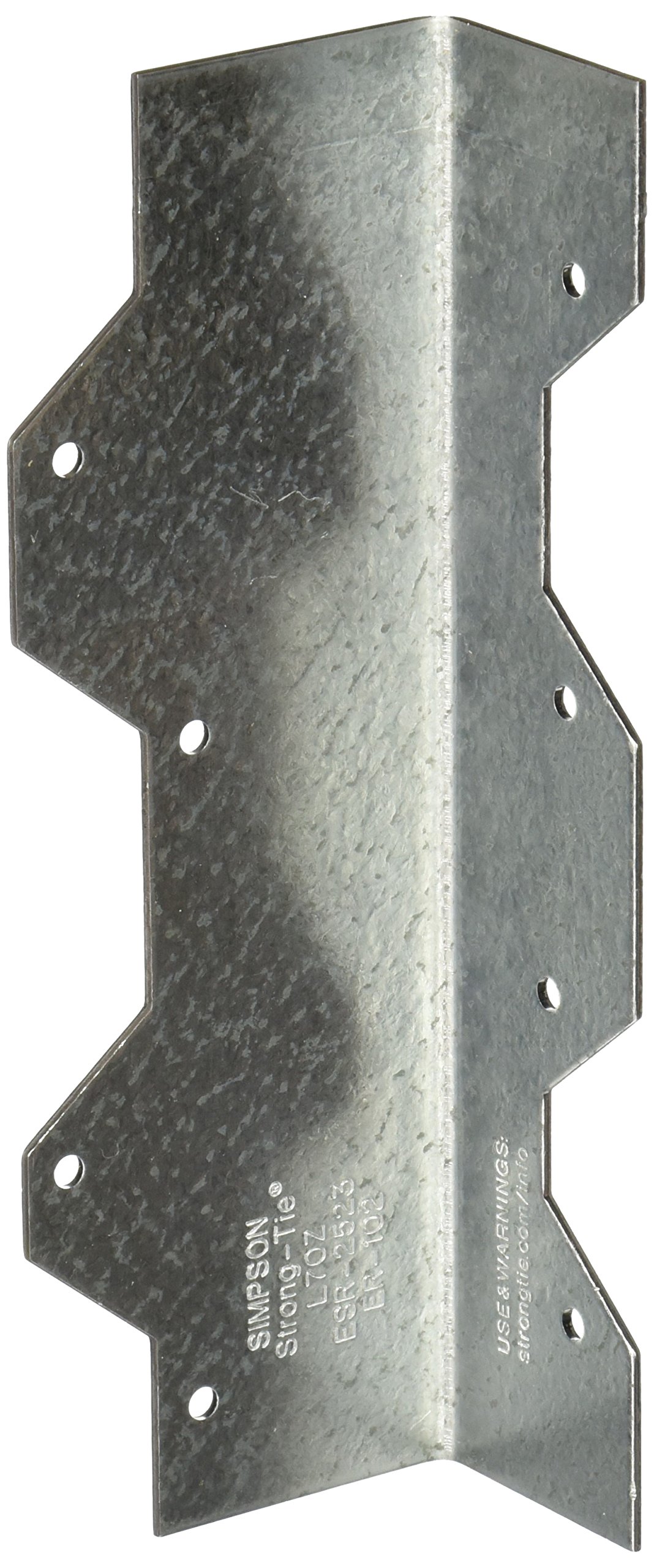 Simpson Strong-Tie L70Z - 7" 16-Gauge ZMAX Galvanized Reinforcing L Angle