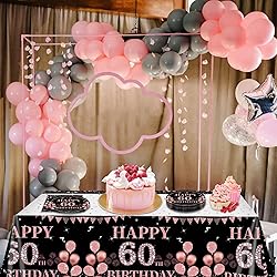 41Pcs 60th Birthday Decorations for Women, Vintage