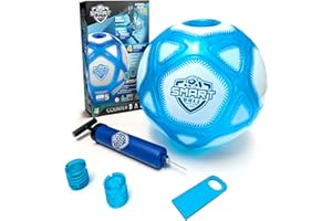 Smart Ball Official SBCB1-A2 Interactive Soccer Training Ball w/Pump - Gift f/Boys & Girls, Counting Ball w/Bright Lights and Voice Sounds - Tracks up to 100 Kicks w/Speaker - Size 5-2 Play Modes