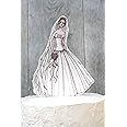 Ballroom Beauty Paper Bride Doll Mix and Match Wedding Cake Topper