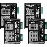 ACEIRMC DM556 CNC Digital Stepper Driver - 2-Phase Stepper Motor Controller, 20-50V DC Max 5.6A, 128 Subdivision for Nema 23, 24 and Nema 34 Motors (4pcs)