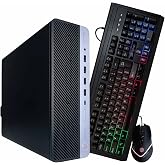 HP ProDesk 600 G5 Desktop Computer | Intel Core i5 9th Gen | 16GB DDR4 RAM | 500GB SSD | Windows 11 Pro | WiFi + Bluetooth | RGB Keyboard &amp; Mouse | Home &amp; Office PC (Renewed)