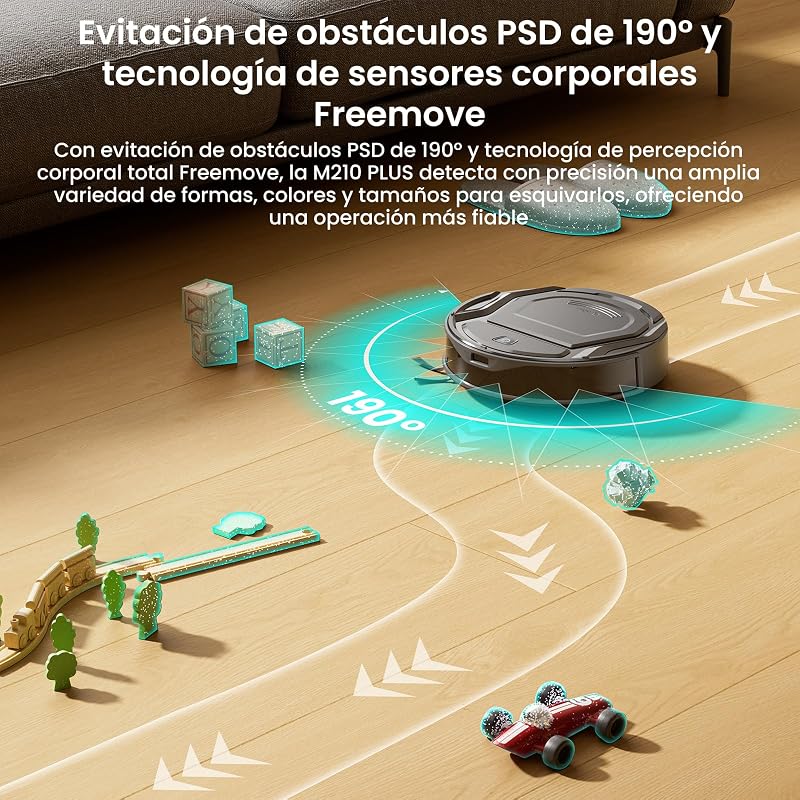 M210 Plus Robô Aspirador & Esfregão