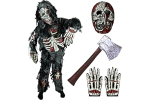 Spooktacular Creations Zombie Costume for Kids, Scary Halloween Costume for Boys, Halloween