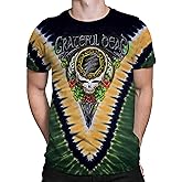 Liquid Blue Grateful Dead Shamrock Tie Dye T-Shirt, Tie Dye, Small