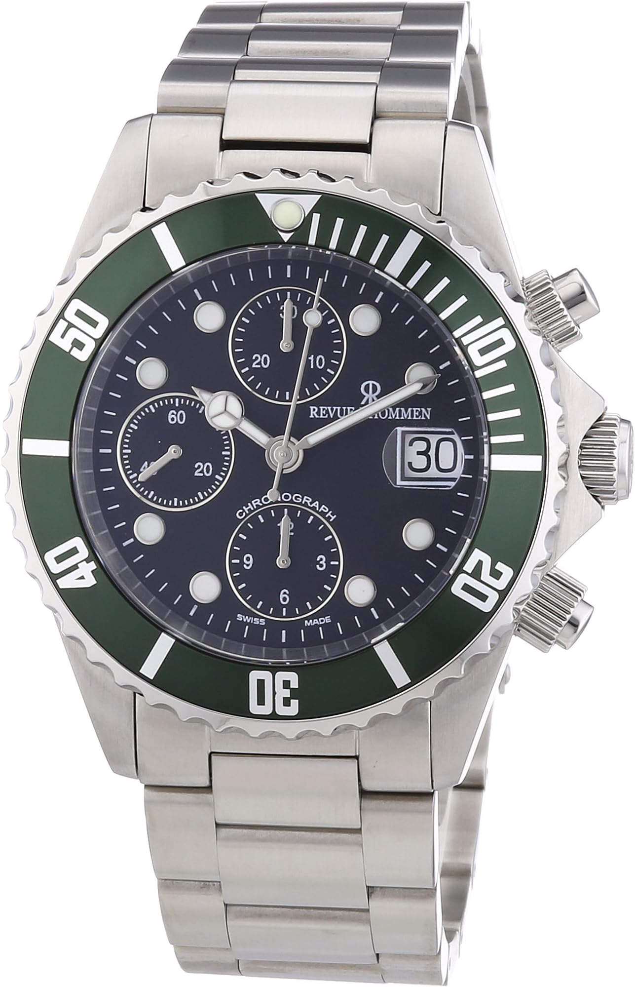 Revue Thommen Men's Watch XL Diver Chronograph Automatic Stainless Steel 17571.6134