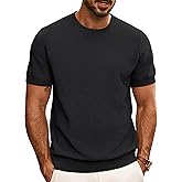 PJ PAUL JONES Mens Casual T-Shirts Classic Short Sleeve Knit Tees Crewneck Solid Tee Shirts