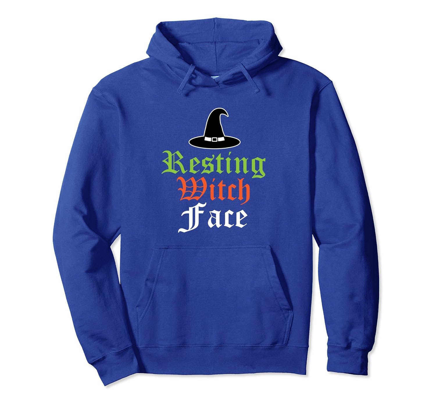 Resting Witch Face Halloween Hoodie- TPT