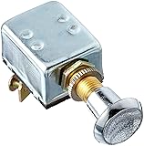 Calterm 42200 Switch, Chrome Push-Pull Switch, 1