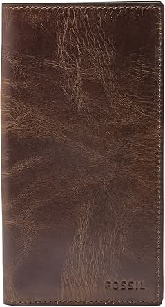 Fossil Cartera de cuero para hombre Neel or Derrick, Derrick Marrón Oscuro,  talla única : Ropa, Zapatos y Joyería - Amazon.com