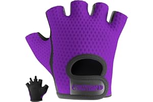 Contraband Pink Label 5307 Women's Design Series Diamond Mesh Lifting and Rowing Gloves (Pair) - Lightweight Vegan Medium Padded Microfiber Amara Leather w/Griplock Silicone