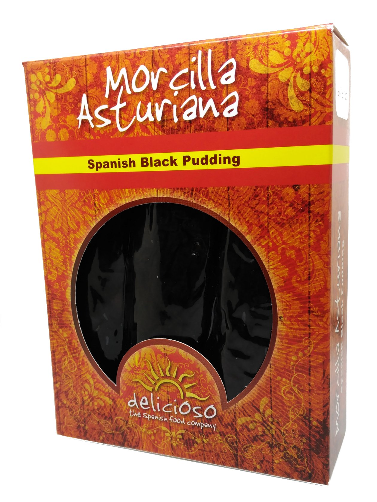 Delicioso Morcilla asturiana. Smoked Asturian Black Pudding