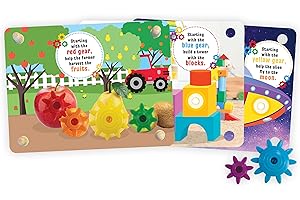 Julian & Luca Brilliant Baby Gear Game | Interactive Wooden Toy for Toddler | Educational & Fun Early Childhood Development Game