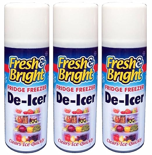 Pack de 3 - Frigorífico Congelador De-Icer (200 ml) - elimina el ...