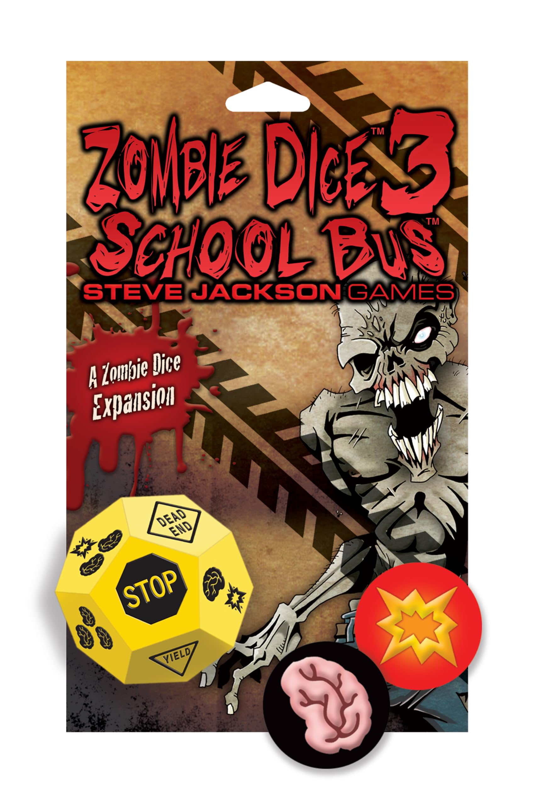 Zombie Dice 3 School Bus by Steve Jackson Games, Party Games
