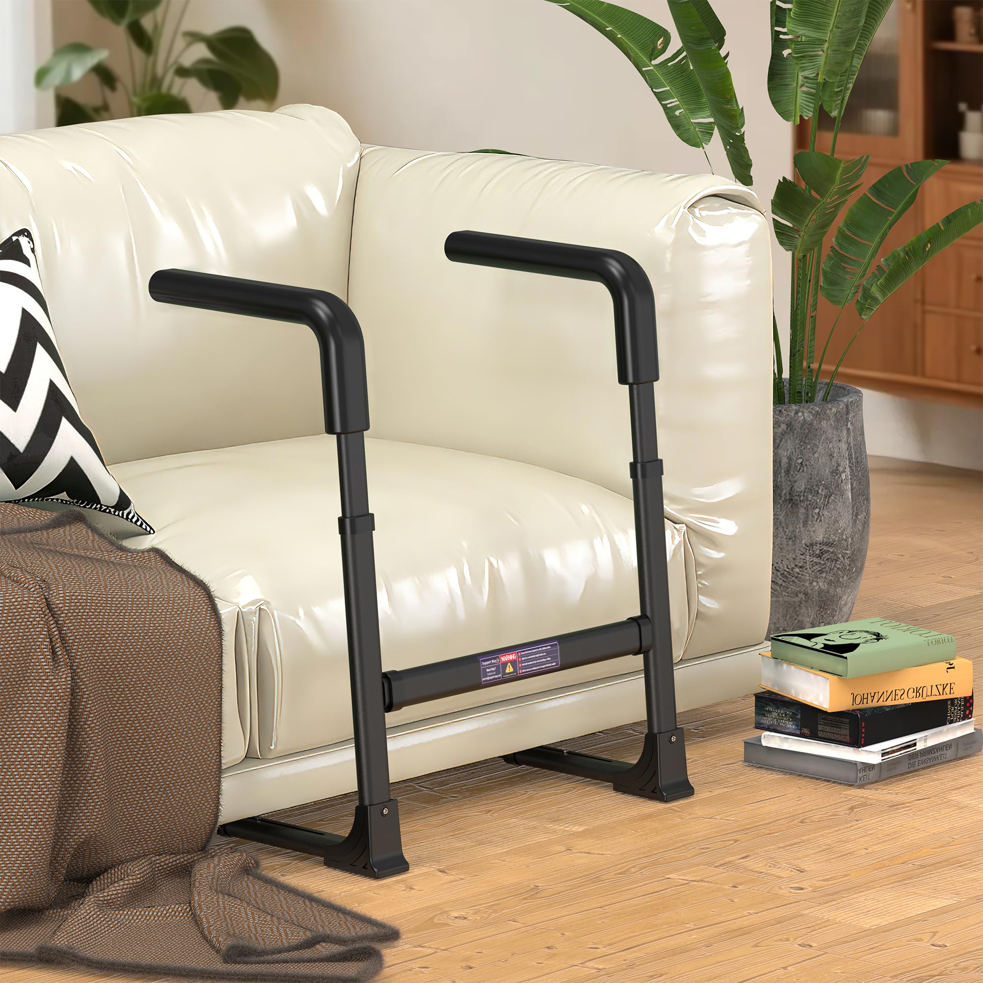 Photo 1 of Support Way Couch Stand Assist for Elderly, Adjustable Chair Assist for Elderly Sit to Stand, Heavy-Duty Senior Lifting Devices & Standing Aids for Seniors, 400lbs Capacity, Black