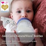 Lansinoh Anti Colic Baby Bottle 240ml NaturalWave Medium Flow Teats view 2