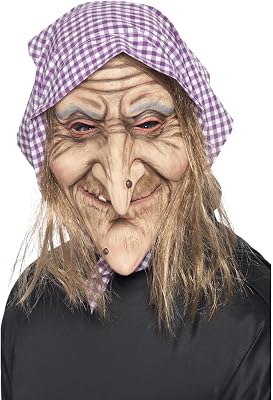 Maschera Vecchia Strega, Copritesta, Lattice Halloween