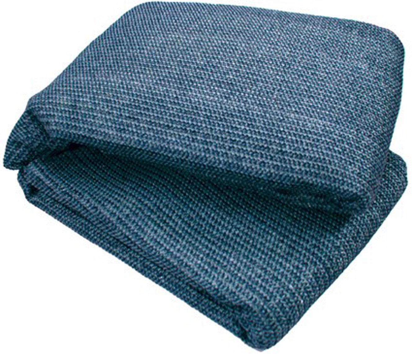 MP Essentials Weaved Supreme Rot Weatherproof Ground Covering Groundsheet Tent & Awning Carpet - BLUE & GREY (2.5 x 2.5m)