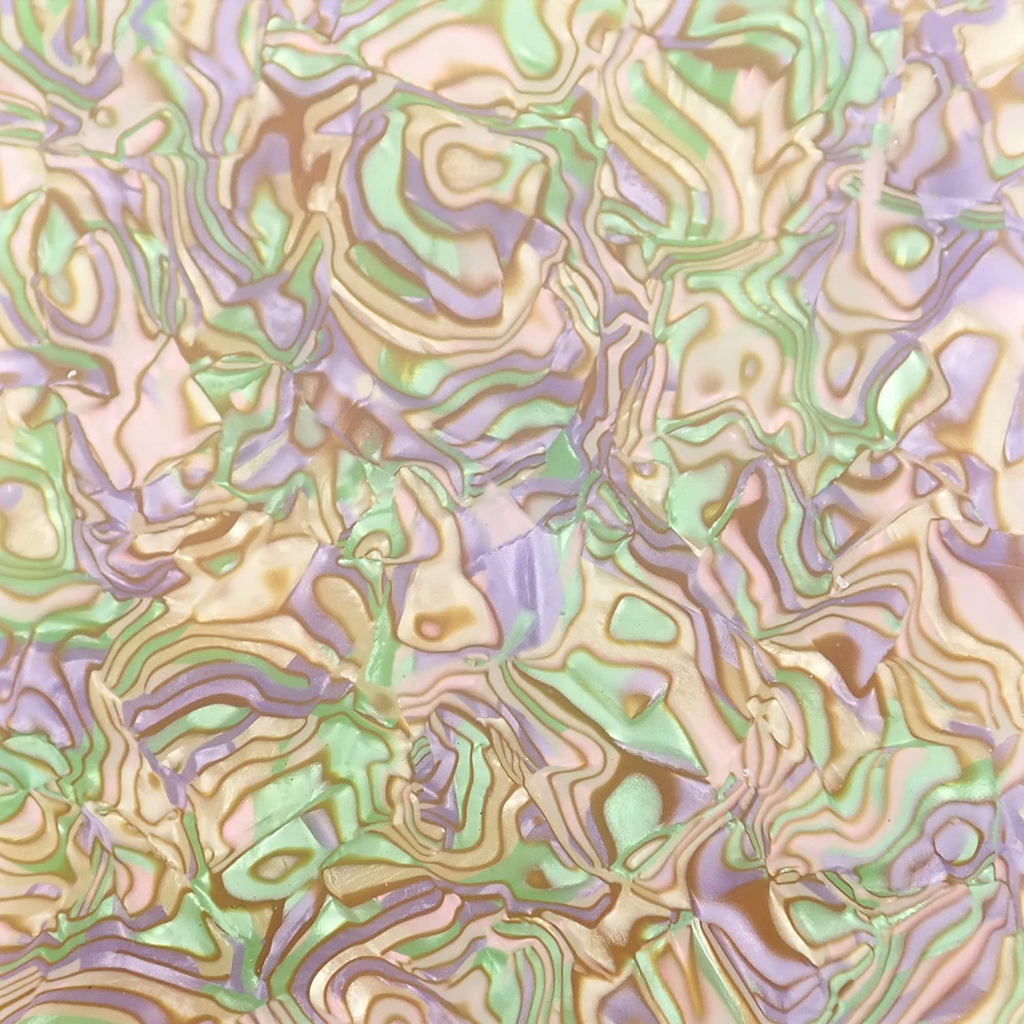 Incudo Golden Shell Celluloid Laminate Acrylic Sheet - 500x300x3mm