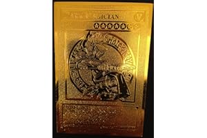 CUSTOM METAL CARD Yu-Gi-Oh Dark Magician English Golden Metal Card Custom Made