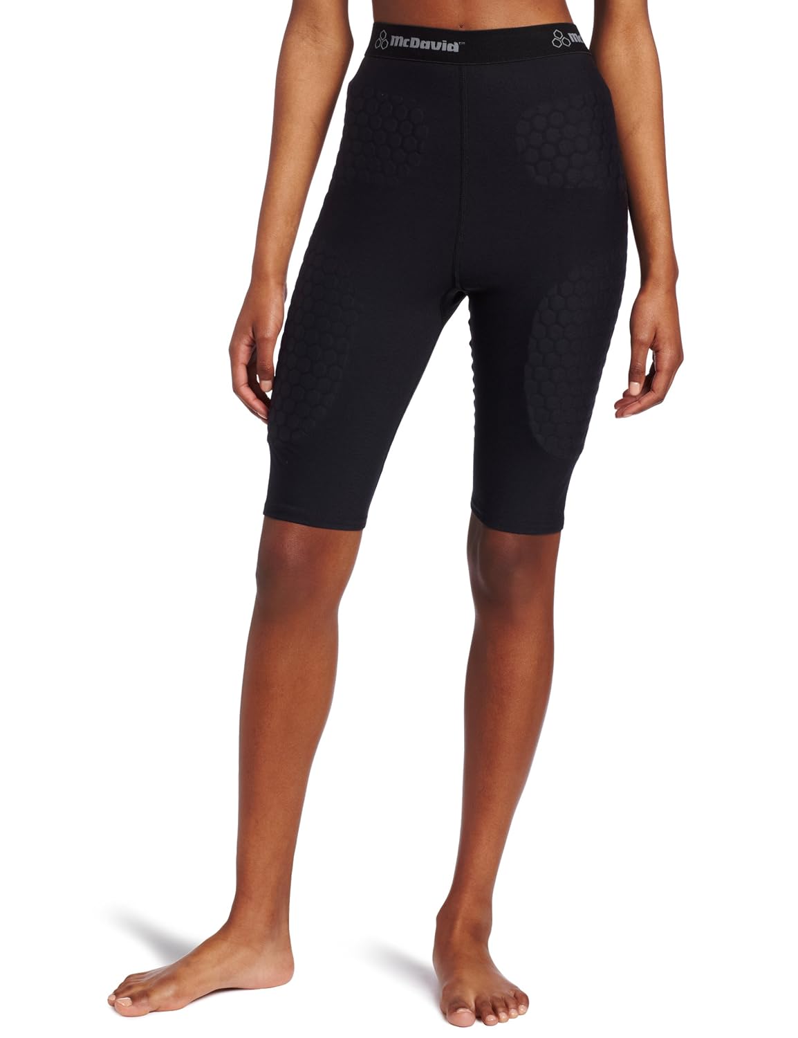 Mcdavid Women'S Compression Short with Hexpad Thigh (Black