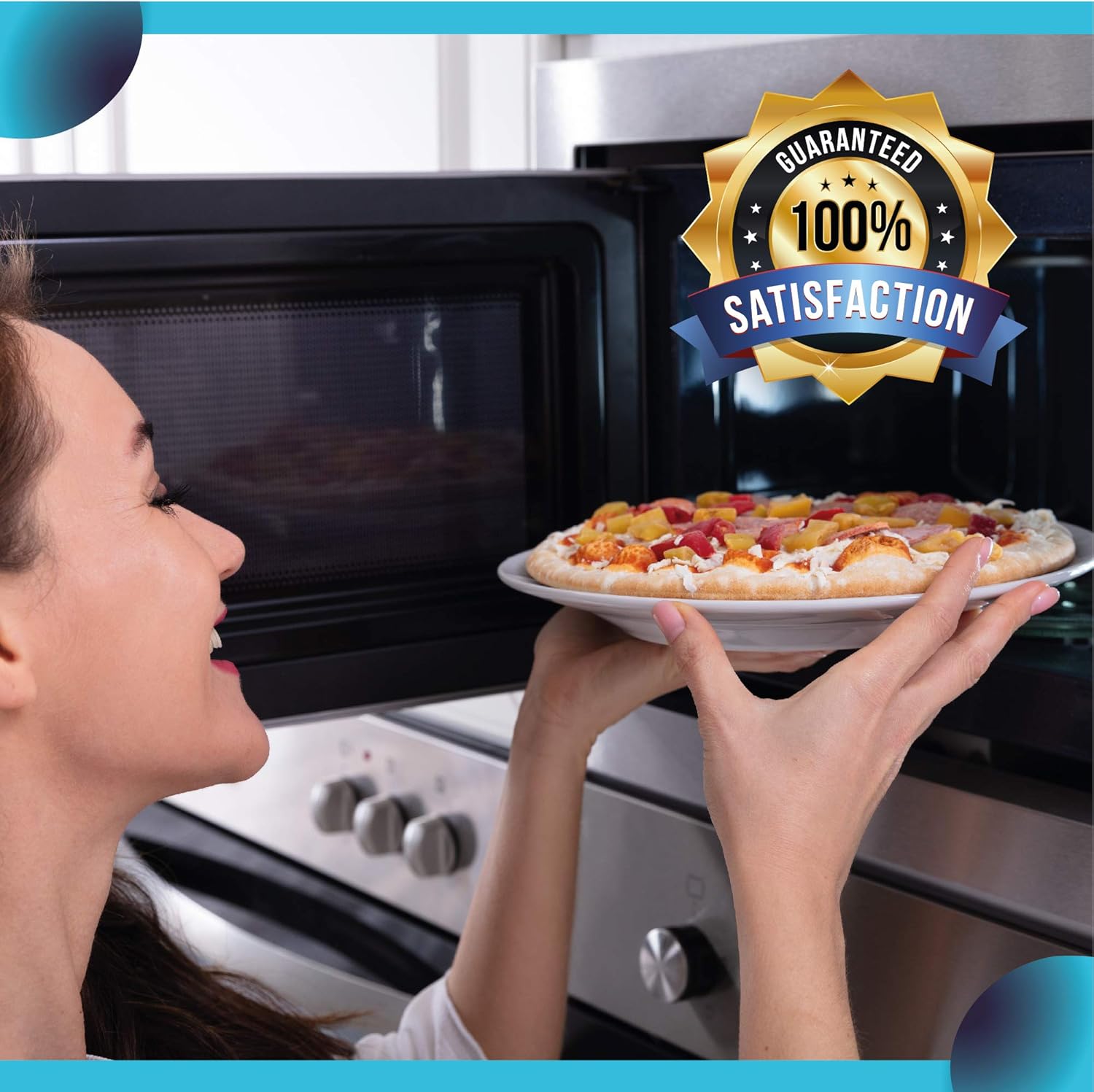 Saffire 11.25" – 11 1/4 Glass Microwave Turntable Plate – Compatible Replacement for GE WB49X10097, Magic Chef 203500, Samsung DE74-20102D: Home Improvement