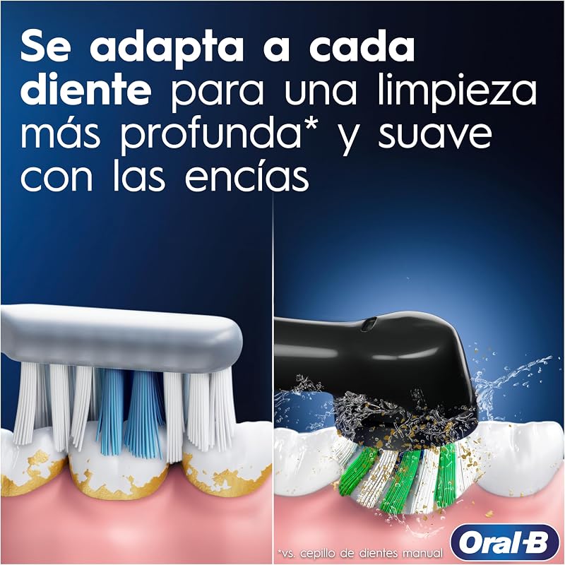 Escova de dentes elétrica Vitality Pro com 1 cabeça, azul