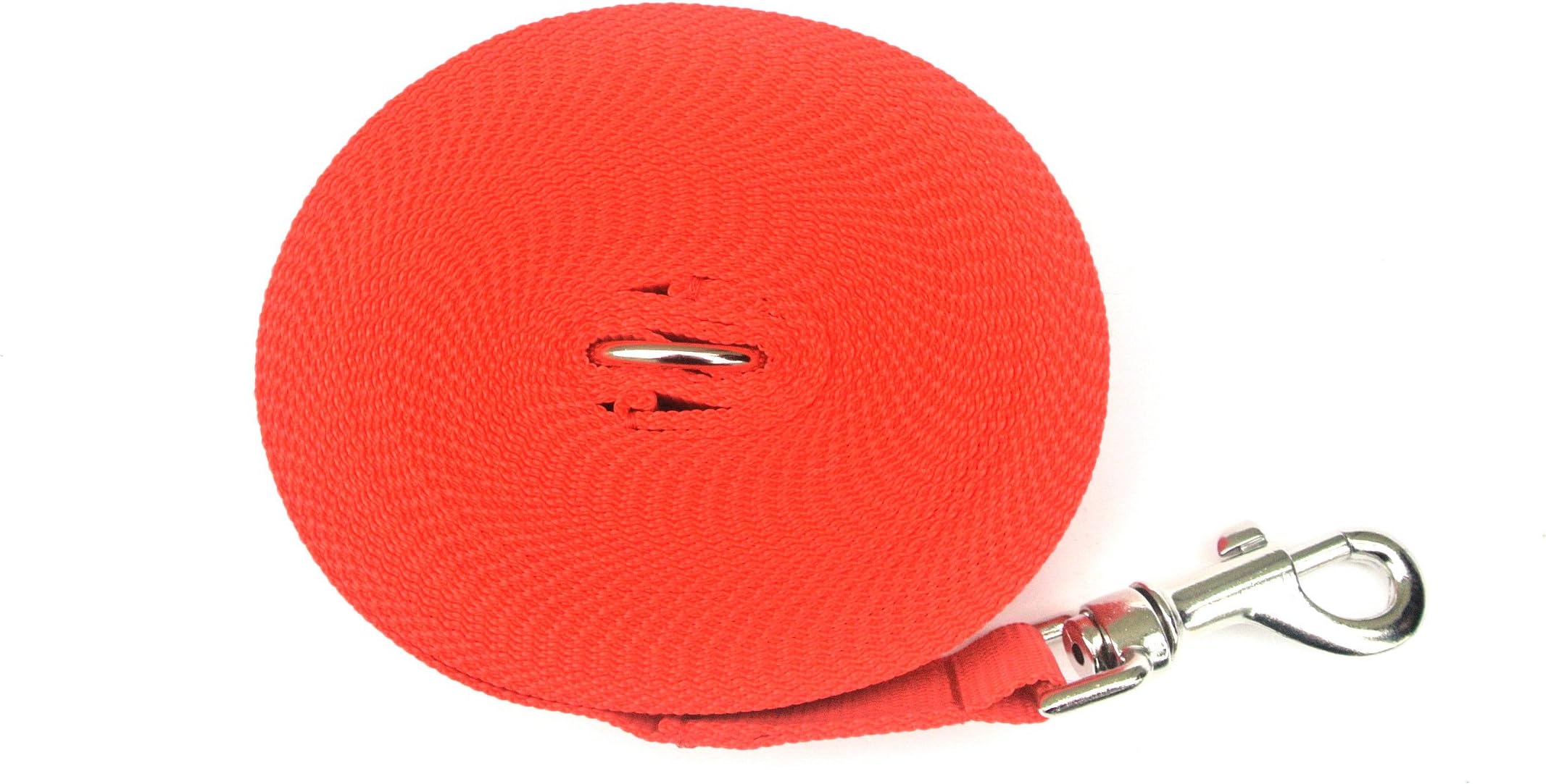Church Products UK 10ft 3m Long Dog Training Lead Leash Recall Obedience Tracking Large 25mm Webbing In RED