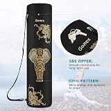 Gonex Yoga Mat Bag Full-Zip Water-Resistant Oxford 600D 2 Pockets view 3