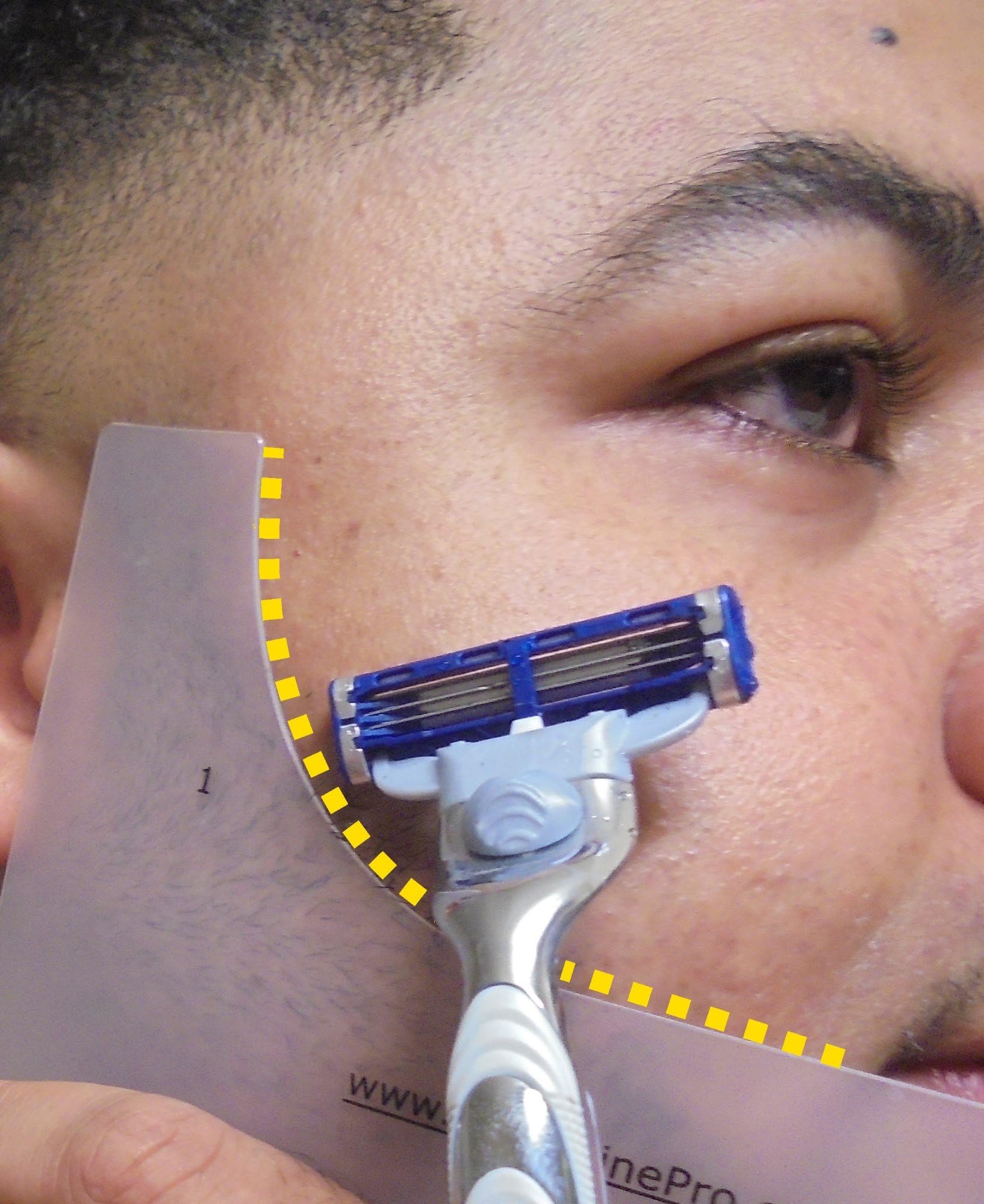 Premium Men's Hairline Template By GuideLine Pro Shape & Edge Your Hare With Symmetry Just Natural Hair Care