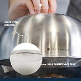 MasterClass Melting Dome and Burger Cover Stainless Steel 22.5 cm view 5