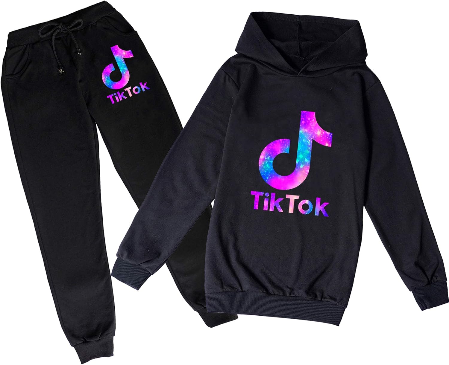 Youth Fashion Logo Hoodies and Fashion Sweatpants Tracksuit for Boys Girls