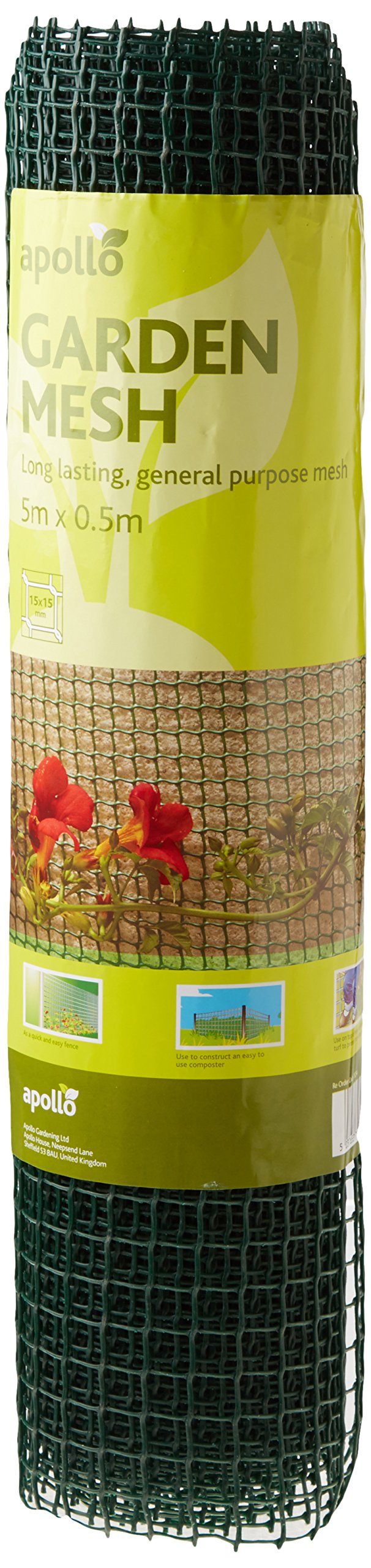 Apollo Gardening Ltd 52560 CPS MESH GRN 5M X .5M X50MM