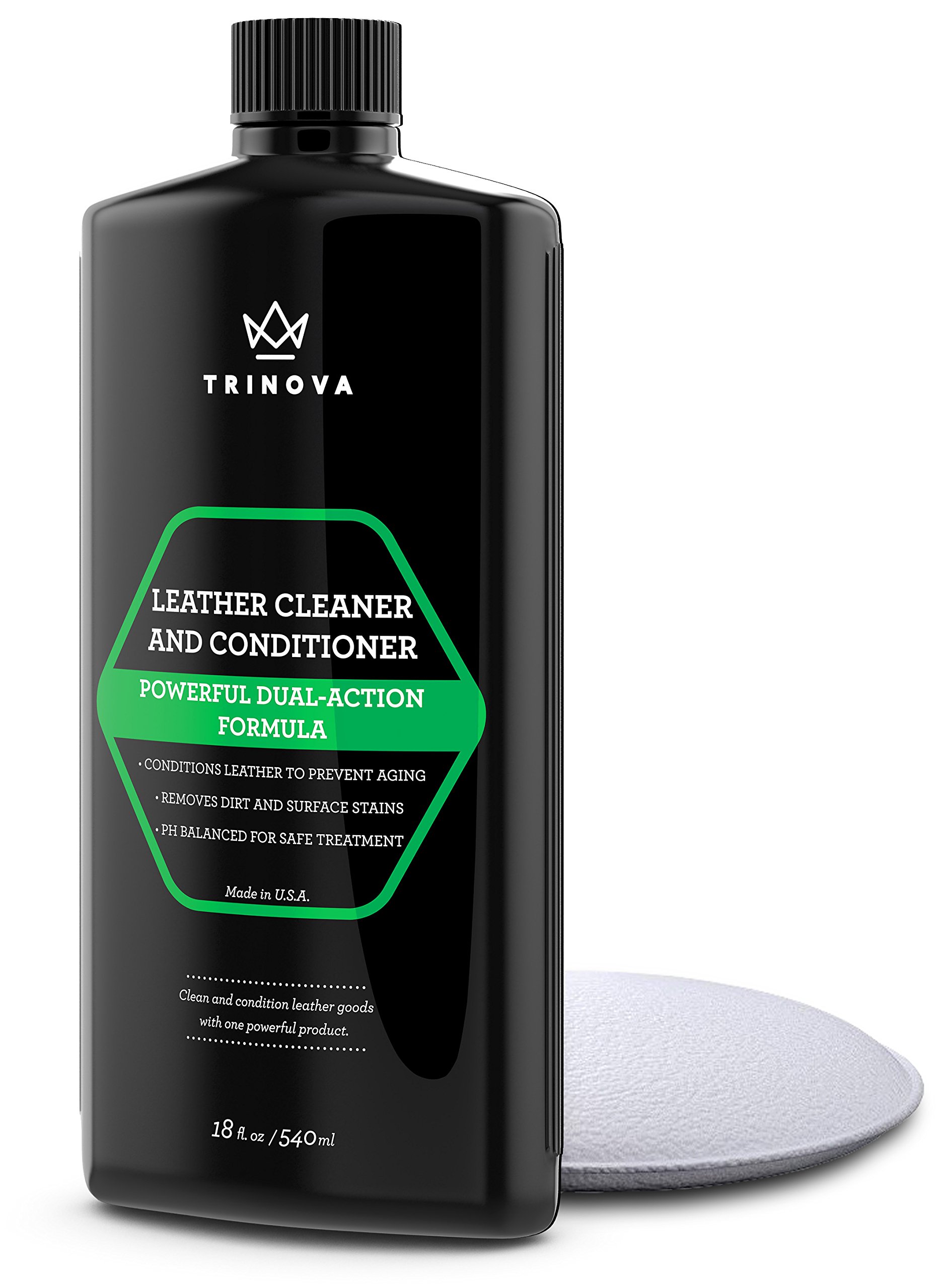 TriNova Leather Conditioner and Cleaner, 18 oz / 540 ml 616320529987 eBay