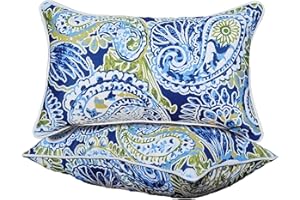 XXPILOS Outdoor Lumbar Pillows - Decorative Pillows with Insert Included Set of 2 Outdoor Pillows for Patio Furniture 12x20 Inch