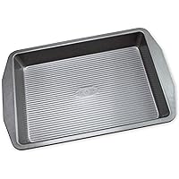 USA Pan American Bakeware Classics 9 x 13-Inch Rectangular Lasagna, Cake and Brownie Pan, Aluminized Steel, 9 x 13 Inch
