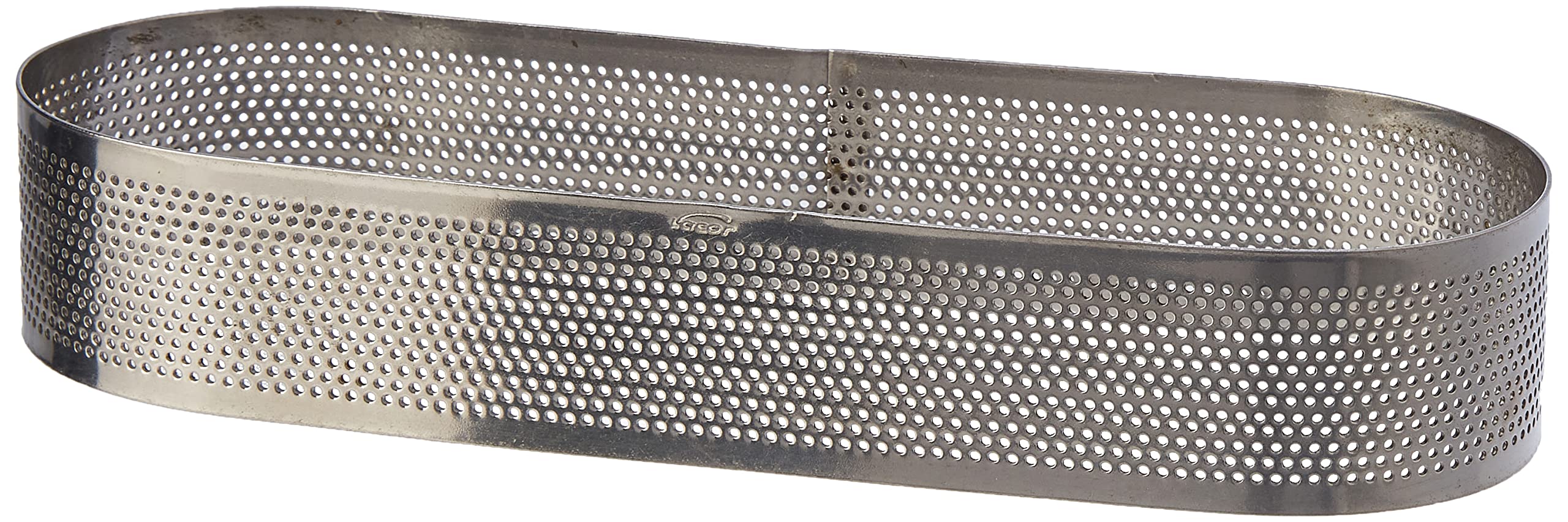 Lacor 68581 Perforated Oval Cake Mould, 7 x 20 x 3.5 cm, Silver