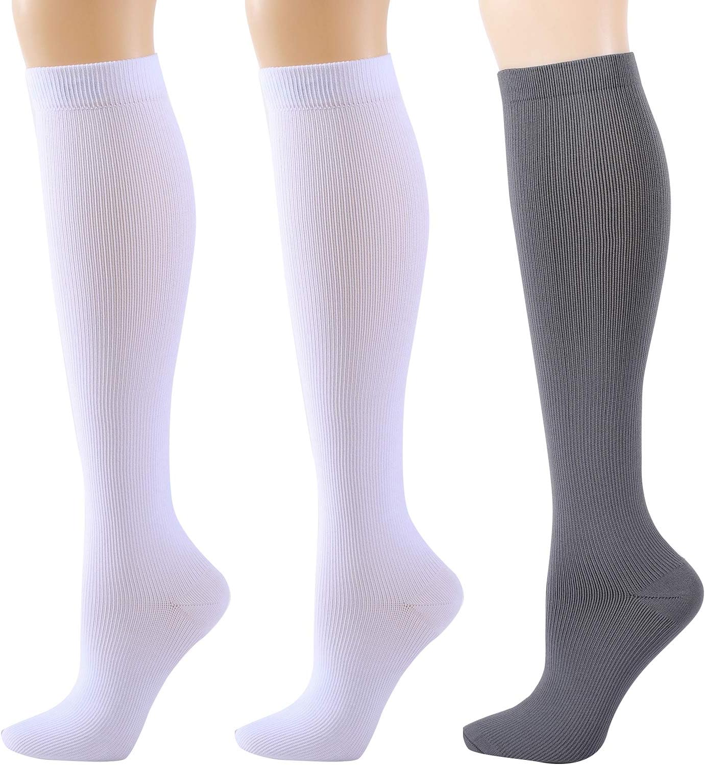 Compression Socks for Women & Men - Ovruns Best 15-20 mmHg Pregnancy Nurse Flight Travel Recovery Medical Support