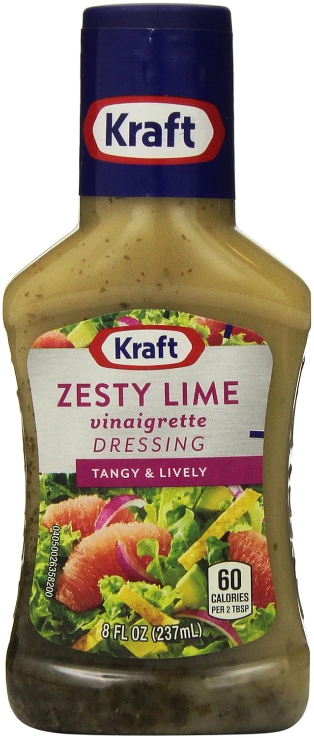 Kraft Zesty Lime Vinaigrette Nutrition Runners High Nutrition
