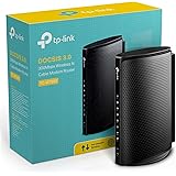 TP-Link N300 300Mbps Wireless N DOCSIS 3.0 Cable Modem Router for Comcast XFINITY, Time Warner Cable, Cox Communications, Charter, Spectrum (TC-W7960)