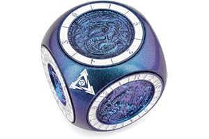 Haxtec Spinner Dice 7-in-1 Metal DND Dice Set Unique Dice Spinner Goblins D&D Die Compatible with Dungeons and Dragons DND Gifts