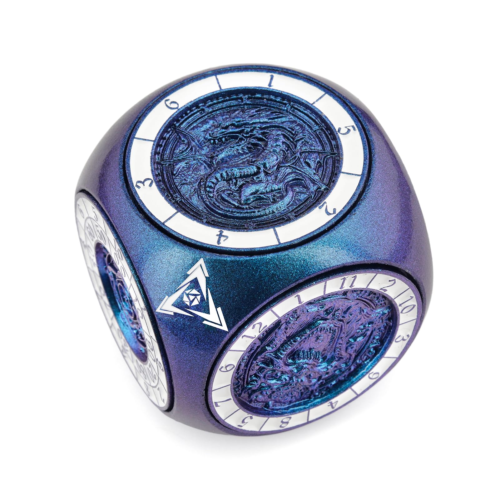 Haxtec Spinner Dice 7-in-1 Metal DND Dice Set Goblins Unique Dice Compatible with Dungeons and Dragons Gifts D&D