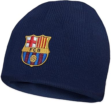 FC Barcelona - Gorro básico oficial de punto - Para niños - Con el ...