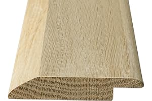 Kigley Solid Red Oak Interior Threshold Wood Overlap Threshold Doorways Reducer Threshold, 36 Inches Long (Classic Style)