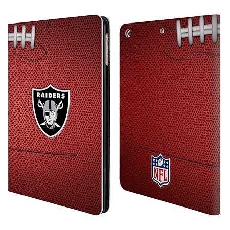 Head Case Designs Offizielle NFL Fußball 2018/19 Oakland Raiders Brieftasche Handyhülle aus Leder für iPad Air (2013)