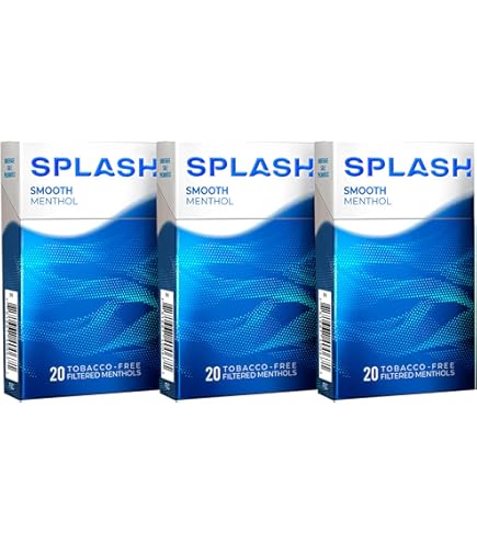 Amazon.com: Splash by Djarum Herbal Cigarettes - Classic Menthol