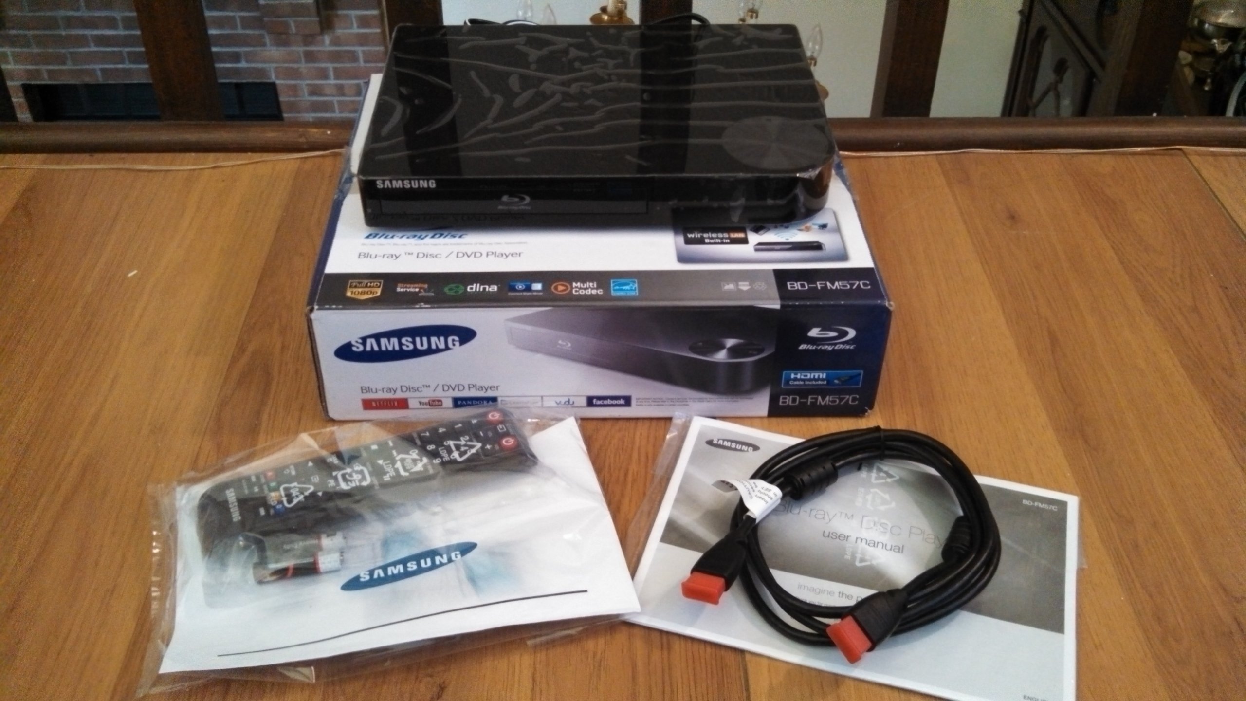 Samsung Fm57c Blu Ray Player With Wi Fi Streaming And Hdmi Cable Buy Online In Montenegro At Montenegro Desertcart Com Productid